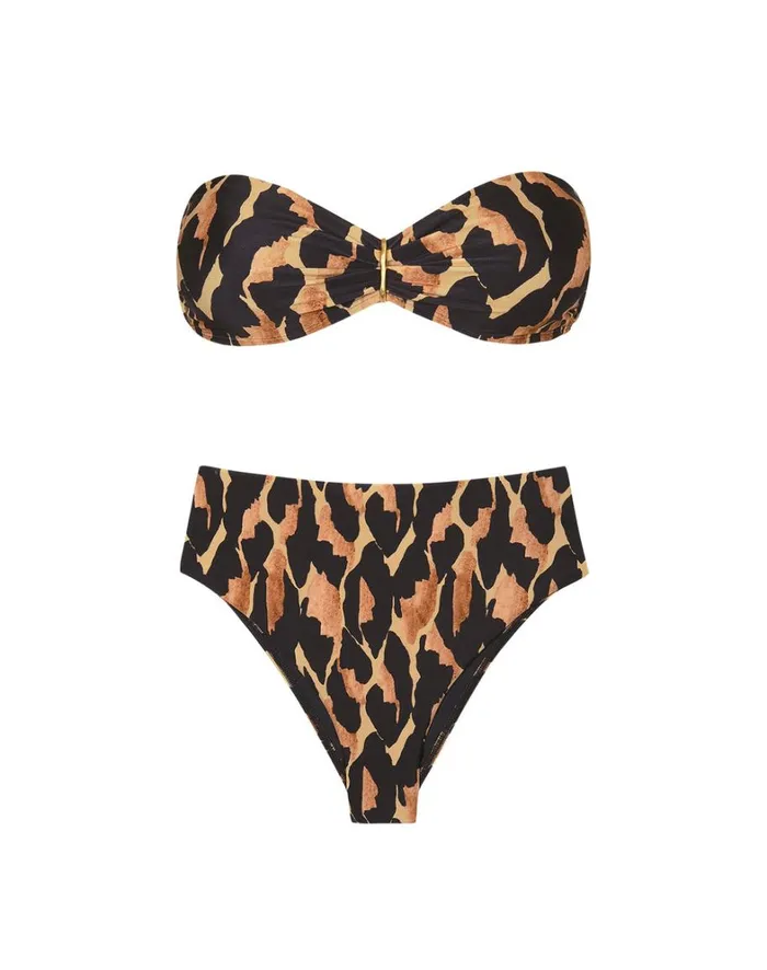 Women ViX Paula Hermanny Tops Serena Bandeau Top 8211 Camu