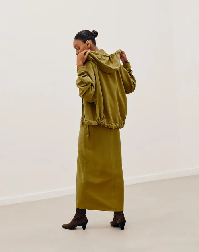 Women ViX Paula Hermanny Tops Yoko Jacket 8211 Avocado