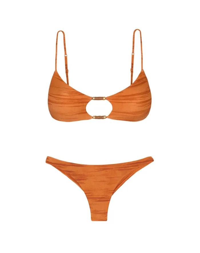 Women ViX Paula Hermanny Tops Zora Lara Top 8211 Gingko