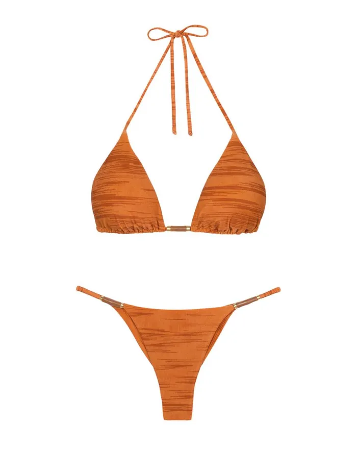 Women ViX Paula Hermanny Tops Zora Tri Top 8211 Gingko