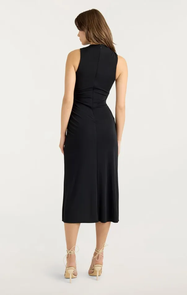 Women Wesson Dress Black Cinq Sept Midi
