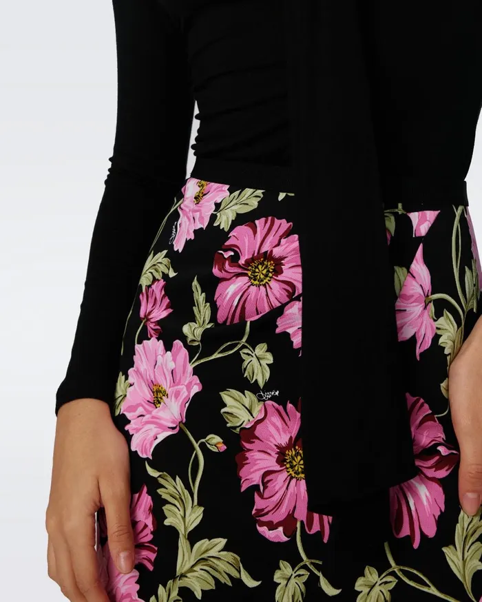 Women Whitley Skirt Hendrix Floral Pink DVF Skirts