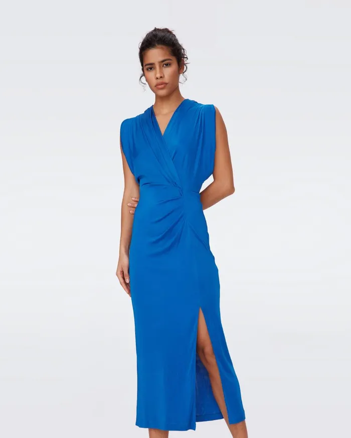 Women Williams Dress Sapphire Blue DVF Dresses