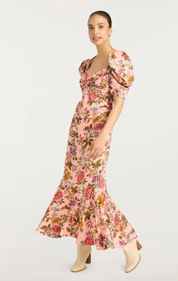 Women Wilma Dress Softpinkmulti Cinq Sept Midi