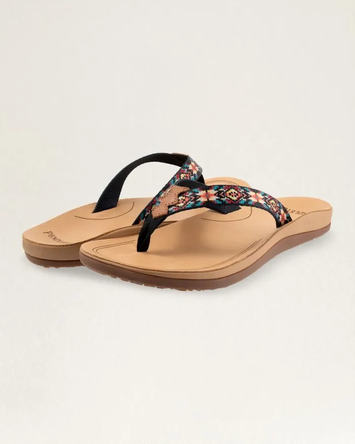Women WOMENS CARICO LAKE FLIP FLOPS Turquoise Pendleton Shoes and Sandals