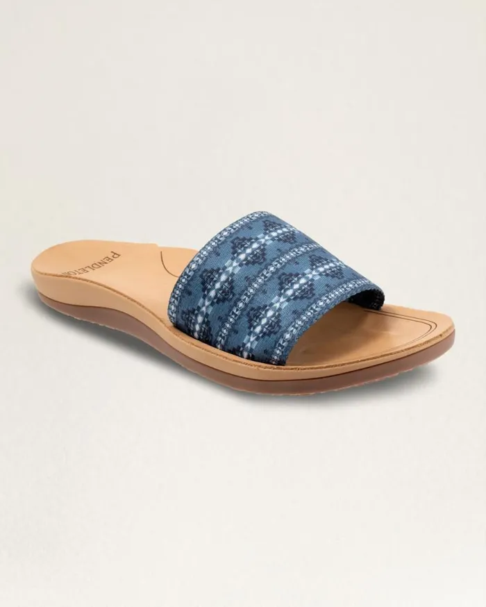 Women WOMENS DESERT DAWN SLIDE Blue Pendleton Shoes and Sandals