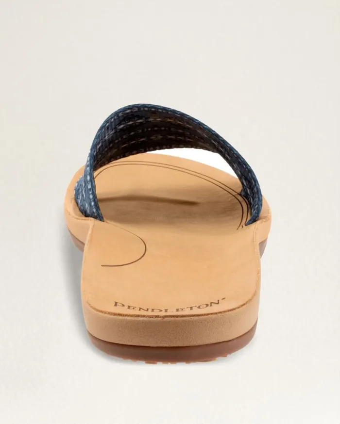 Women WOMENS DESERT DAWN SLIDE Blue Pendleton Shoes and Sandals