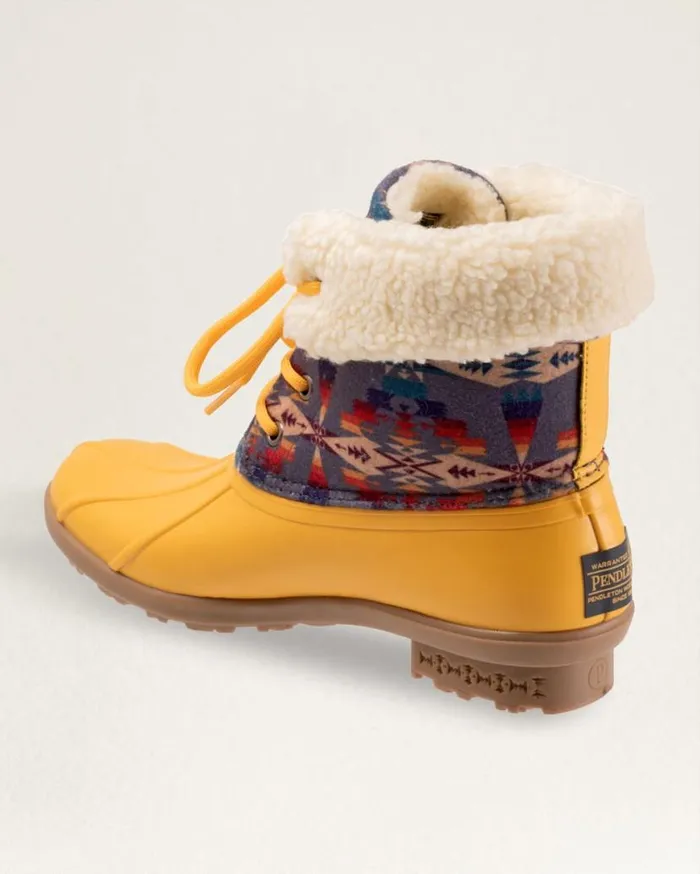 Women WOMENS TUCSON DUCK MID BOOT Yellow Pendleton Boots