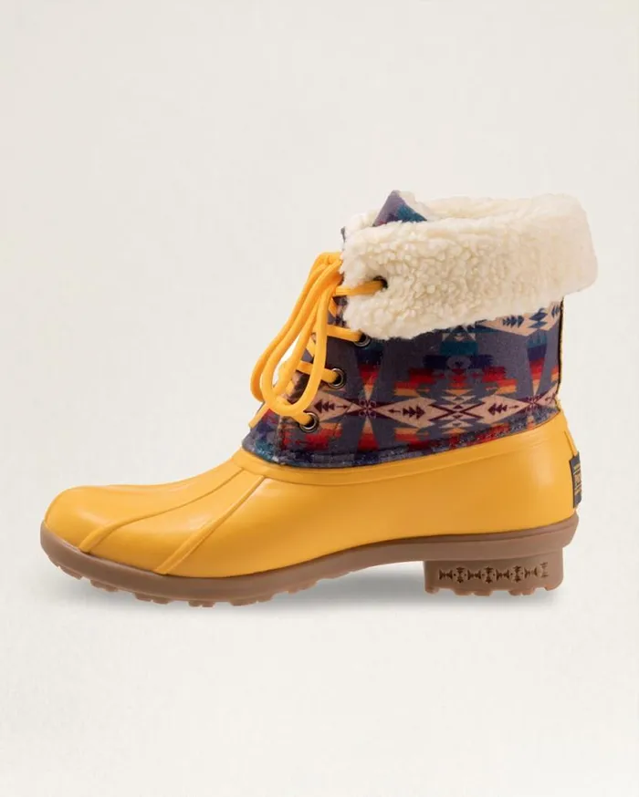 Women WOMENS TUCSON DUCK MID BOOT Yellow Pendleton Boots