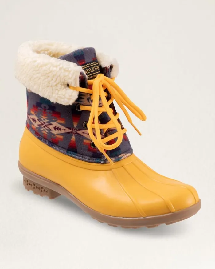 Women WOMENS TUCSON DUCK MID BOOT Yellow Pendleton Boots