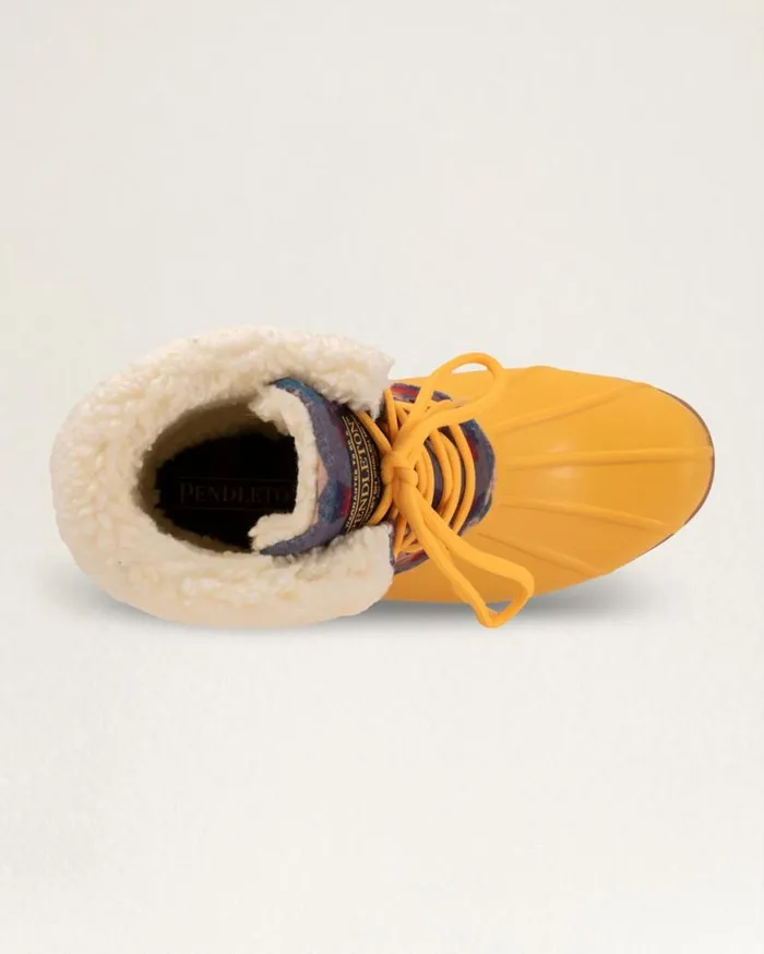 Women WOMENS TUCSON DUCK MID BOOT Yellow Pendleton Boots