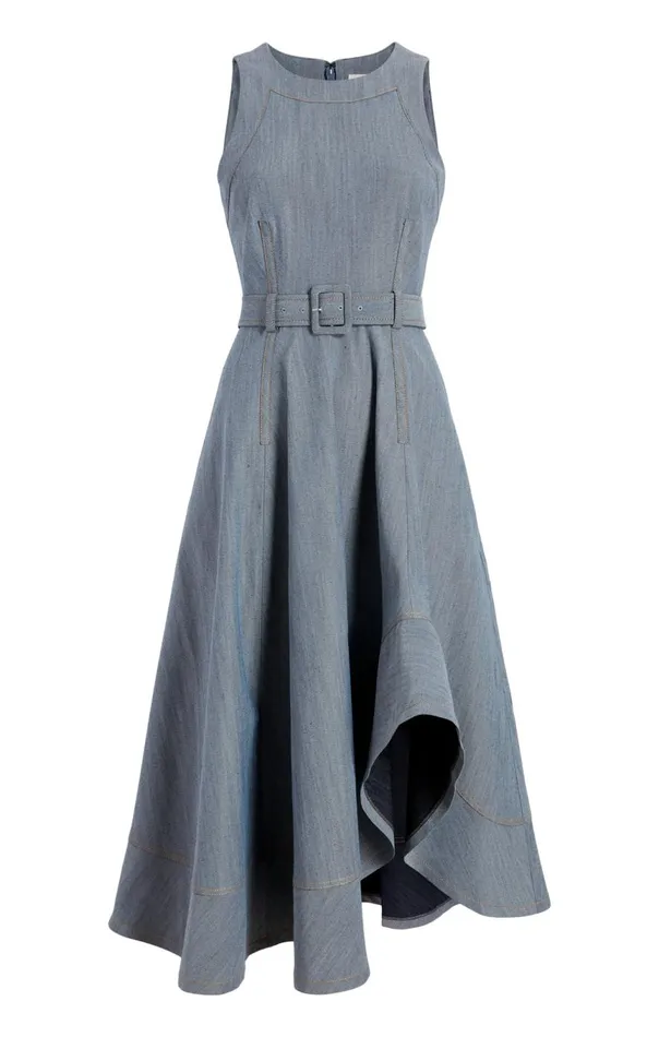 Women Zelda Dress Lightindigo Cinq Sept Midi