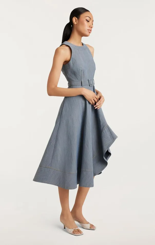 Women Zelda Dress Lightindigo Cinq Sept Midi