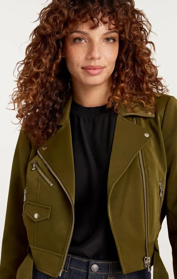 Women Zoe Jacket Darkolive Cinq Sept Jackets