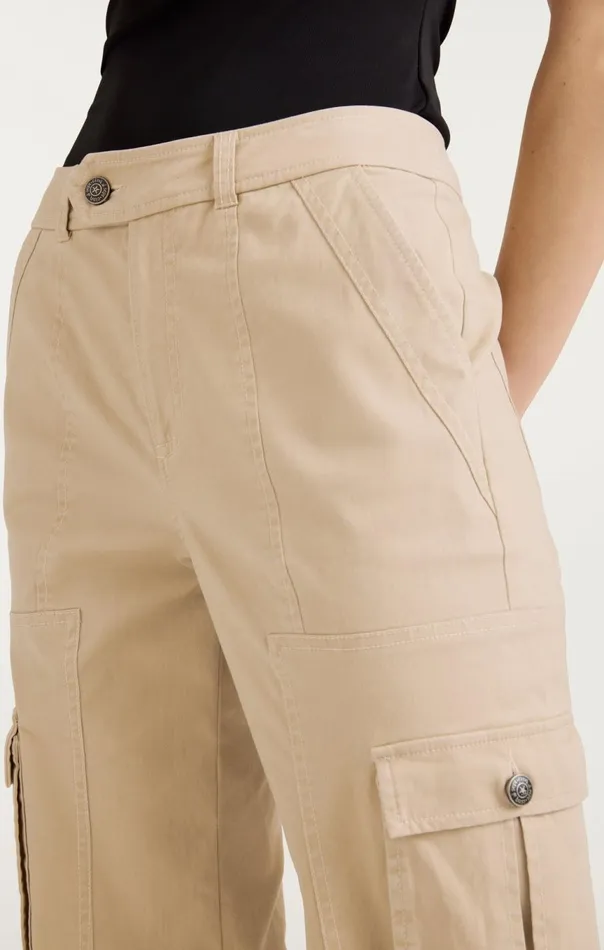 Women Zola Pant Khaki Cinq Sept Pants