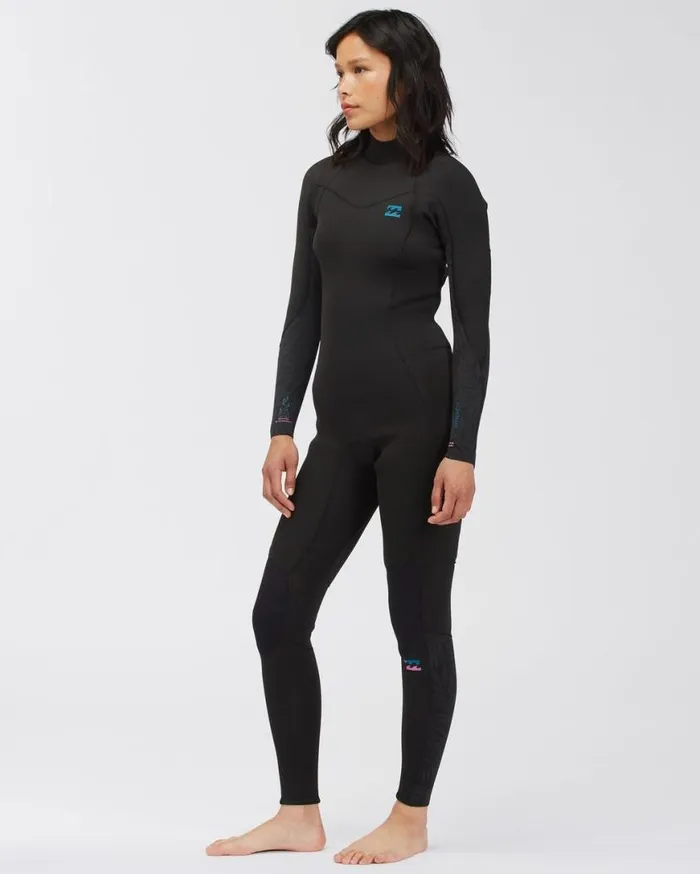 Womens 32 Synergy Back Zip Full Wetsuit Black Palms Billabong Wetsuits Womens 32 Synergy Back Zip Full Wetsuit Black Palms Billabong Wetsuits