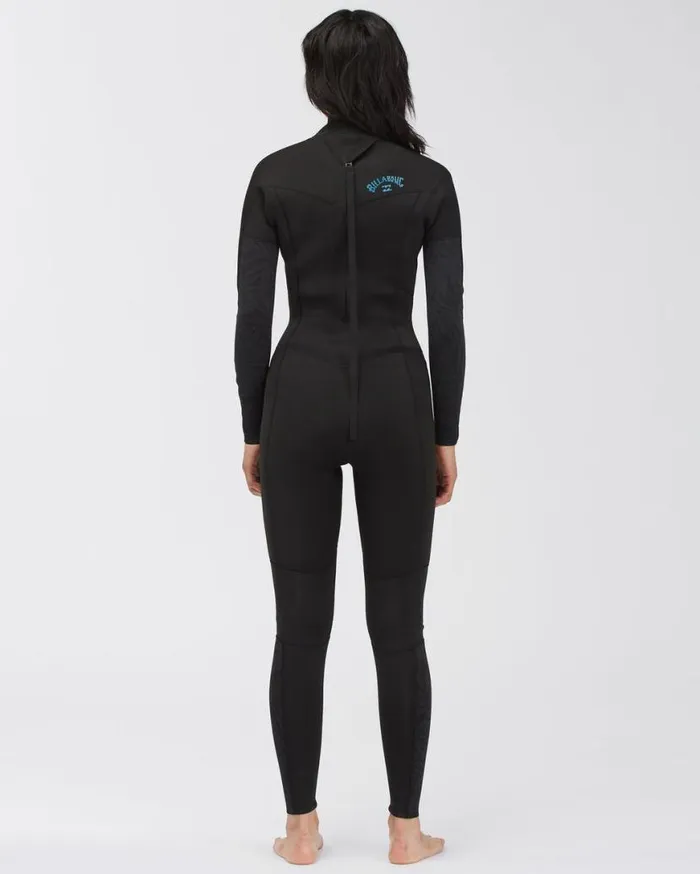 Womens 32 Synergy Back Zip Full Wetsuit Black Palms Billabong Wetsuits Womens 32 Synergy Back Zip Full Wetsuit Black Palms Billabong Wetsuits