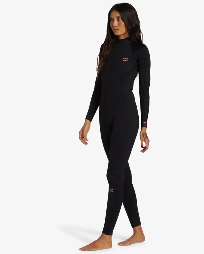 Womens 32mm Foil Back Zip Wetsuit Black Billabong Wetsuits Womens 32mm Foil Back Zip Wetsuit Black Billabong Wetsuits
