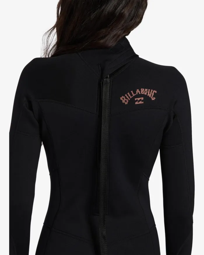 Womens 32mm Foil Back Zip Wetsuit Black Billabong Wetsuits Womens 32mm Foil Back Zip Wetsuit Black Billabong Wetsuits