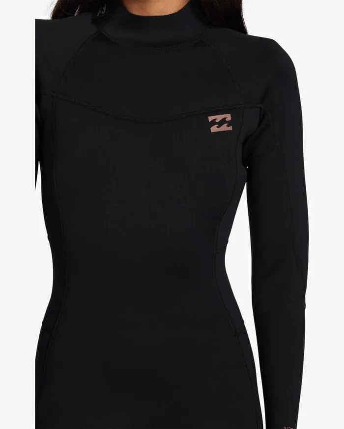 Womens 32mm Foil Back Zip Wetsuit Black Billabong Wetsuits Womens 32mm Foil Back Zip Wetsuit Black Billabong Wetsuits