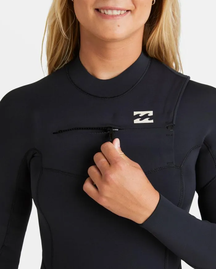 Womens 32mm Synergy Natural Chest Zip GBS Wetsuit Night Fall Billabong Wetsuits Womens 32mm Synergy Natural Chest Zip GBS Wetsuit Night Fall Billabong Wetsuits