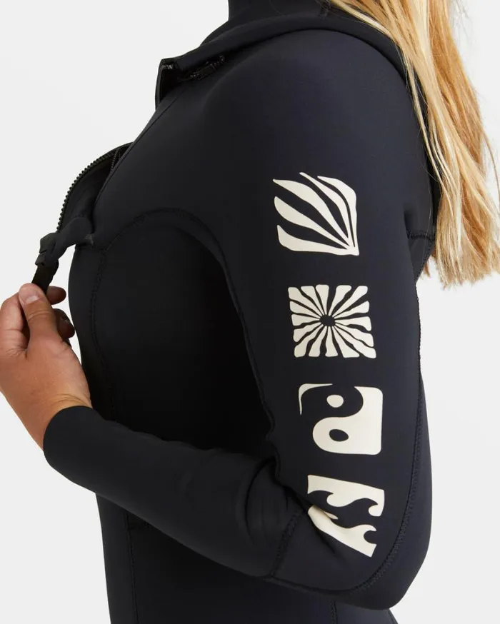 Womens 32mm Synergy Natural Chest Zip GBS Wetsuit Night Fall Billabong Wetsuits Womens 32mm Synergy Natural Chest Zip GBS Wetsuit Night Fall Billabong Wetsuits
