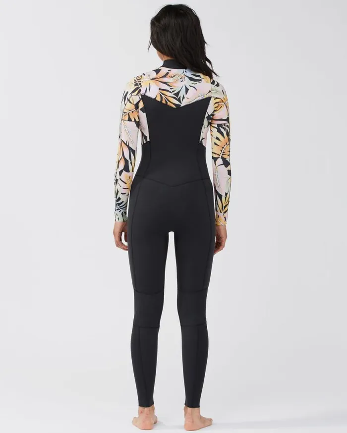 Womens 43 Salty Dayz Chest Zip Full Wetsuit Paradise Black Billabong Wetsuits Womens 43 Salty Dayz Chest Zip Full Wetsuit Paradise Black Billabong Wetsuits