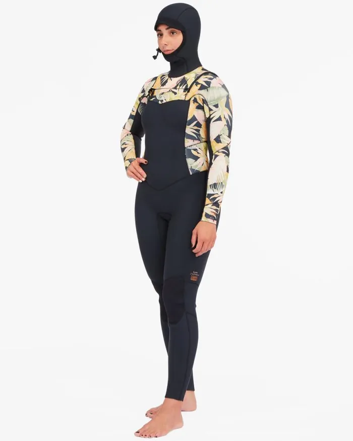 Womens 43 Salty Dayz Hooded Full Wetsuit Jungle Night Billabong Wetsuits Womens 43 Salty Dayz Hooded Full Wetsuit Jungle Night Billabong Wetsuits