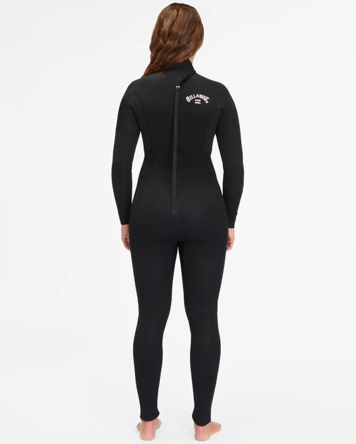Womens 54 Launch Back Zip Full Wetsuit Black Billabong Wetsuits Womens 54 Launch Back Zip Full Wetsuit Black Billabong Wetsuits