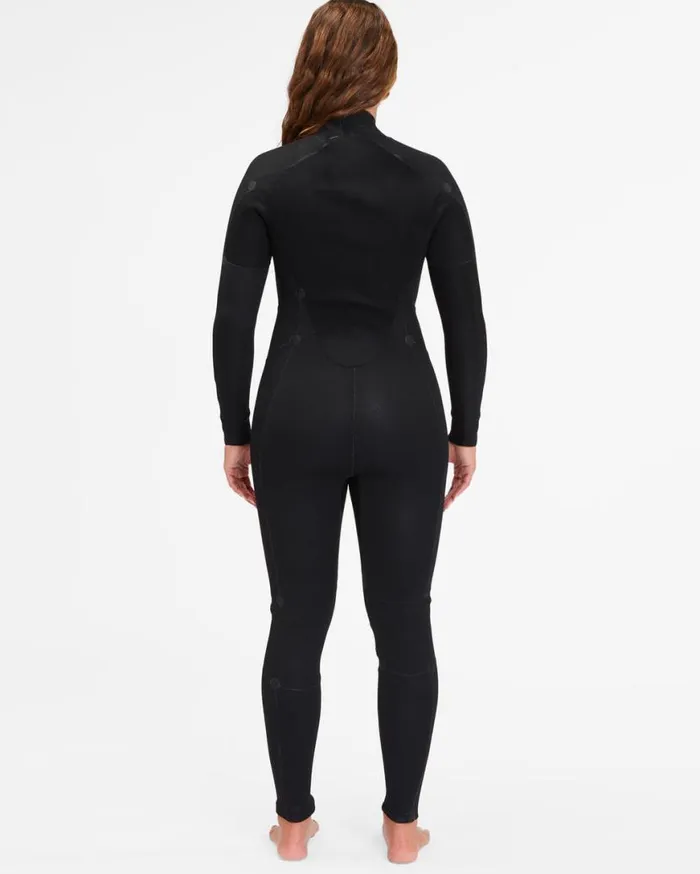 Womens 54 Launch Back Zip Full Wetsuit Black Billabong Wetsuits Womens 54 Launch Back Zip Full Wetsuit Black Billabong Wetsuits