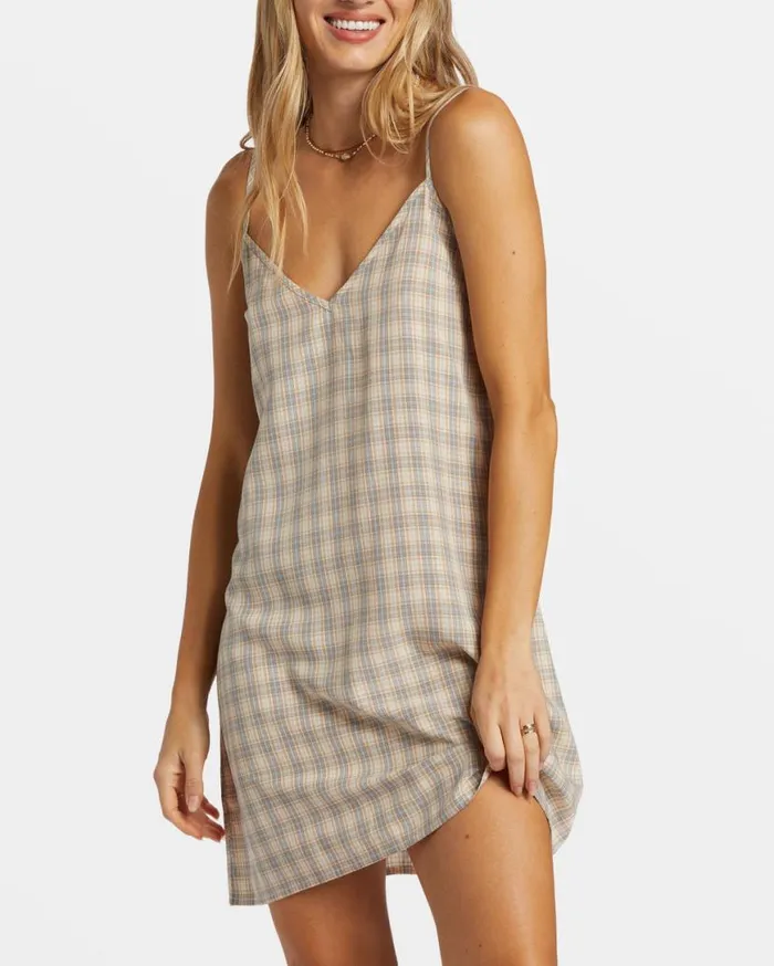 Womens 90039s Babe Mini Slip Dress Western Sky Billabong Dresses Womens 90039s Babe Mini Slip Dress Western Sky Billabong Dresses