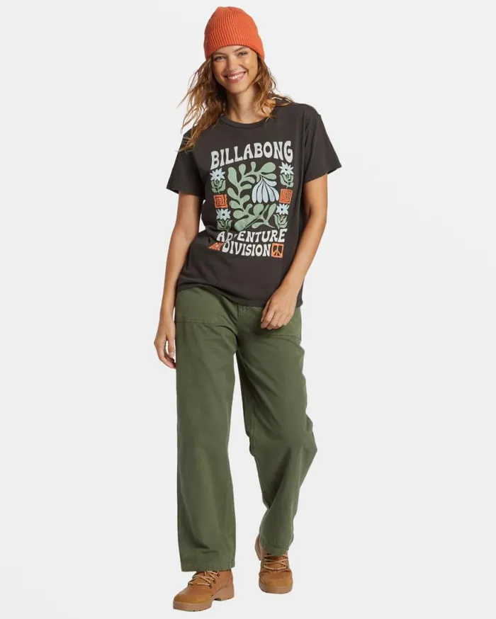 Womens ADiv TShirt Off Black Billabong Graphic Tees and Tanks Womens ADiv TShirt Off Black Billabong Graphic Tees and Tanks