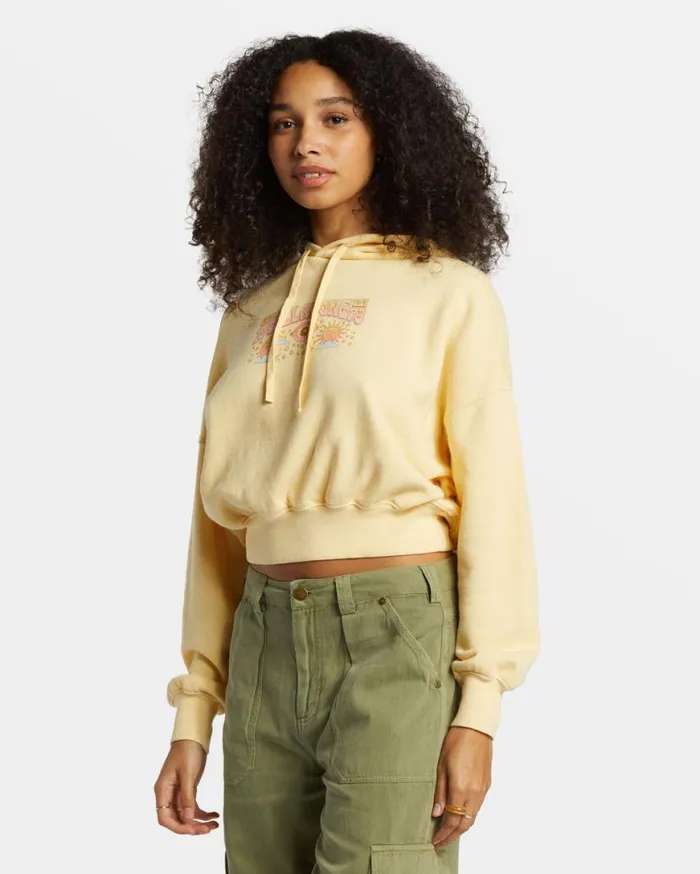 Womens All Time Fleece Pullover Sweatshirt Retro Yellow Billabong Sweatshirts and Fleece Womens All Time Fleece Pullover Sweatshirt Retro Yellow Billabong Sweatshirts and Fleece