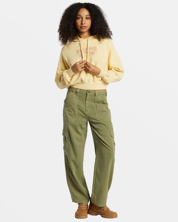 Womens All Time Fleece Pullover Sweatshirt Retro Yellow Billabong Sweatshirts and Fleece Womens All Time Fleece Pullover Sweatshirt Retro Yellow Billabong Sweatshirts and Fleece