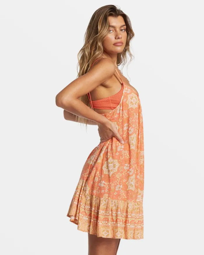 Womens Beach Vibes Swim Cover Up Sweet Papaya Billabong Dresses Womens Beach Vibes Swim Cover Up Sweet Papaya Billabong Dresses