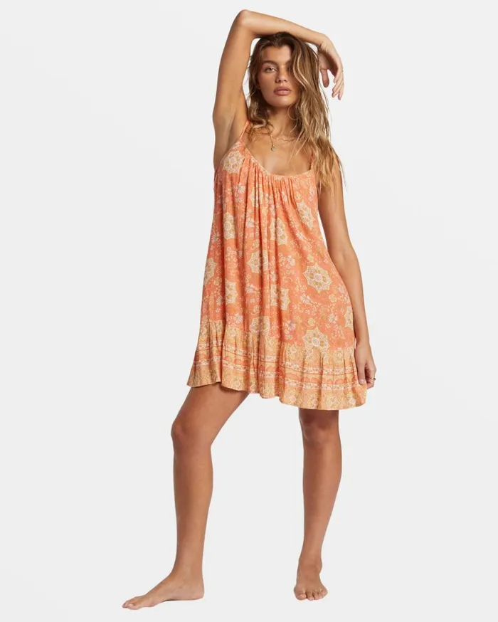 Womens Beach Vibes Swim Cover Up Sweet Papaya Billabong Dresses Womens Beach Vibes Swim Cover Up Sweet Papaya Billabong Dresses