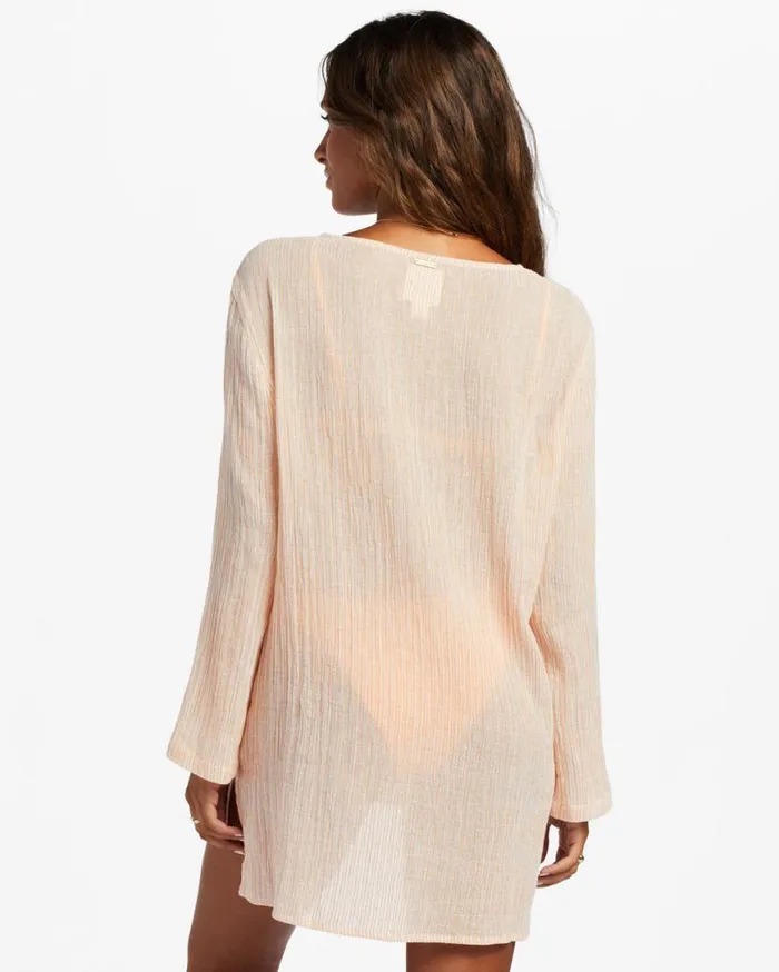 Womens Blue Skies Swim CoverUp Orange Peel Billabong Dresses Womens Blue Skies Swim CoverUp Orange Peel Billabong Dresses