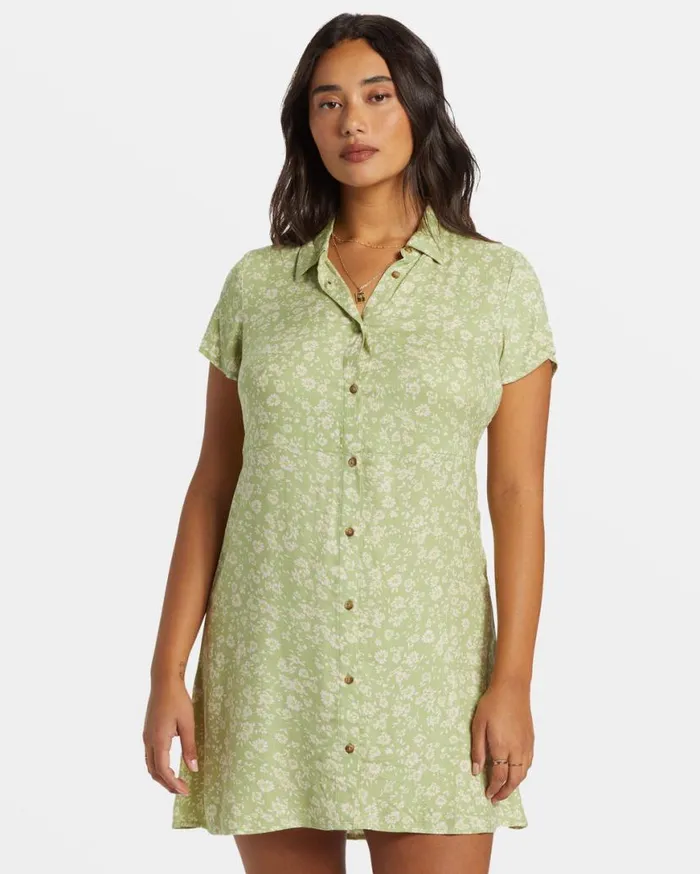 Womens Cooler Days Mini Dress Willow Billabong Dresses