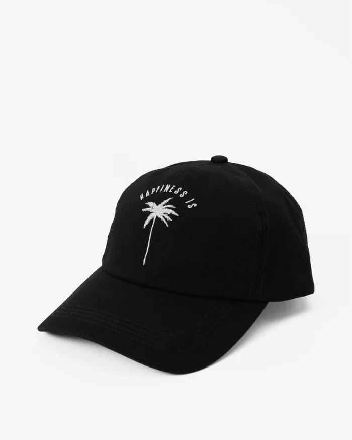 Womens Dad Cap Strapback Hat Black Pebble Billabong Hats and Beanies Womens Dad Cap Strapback Hat Black Pebble Billabong Hats and Beanies