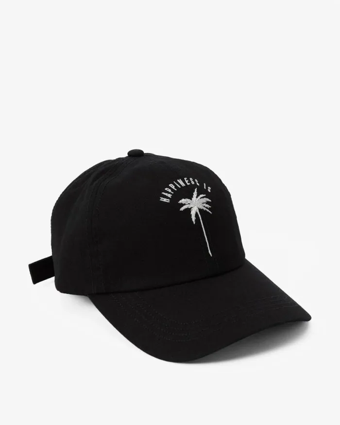 Womens Dad Cap Strapback Hat Black Pebble Billabong Hats and Beanies Womens Dad Cap Strapback Hat Black Pebble Billabong Hats and Beanies