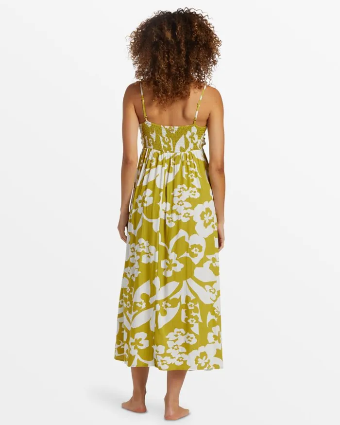 Womens Daybreak Midi Midi Dress Moss Joy Billabong Dresses Womens Daybreak Midi Midi Dress Moss Joy Billabong Dresses