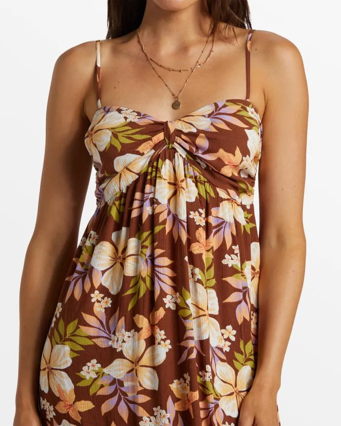 Womens Daybreak Midi Midi Dress Toasted Coconut Billabong Dresses Womens Daybreak Midi Midi Dress Toasted Coconut Billabong Dresses