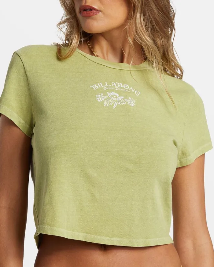 Womens Dreamers Paradise TShirt Willow Billabong Graphic Tees and Tanks Womens Dreamers Paradise TShirt Willow Billabong Graphic Tees and Tanks