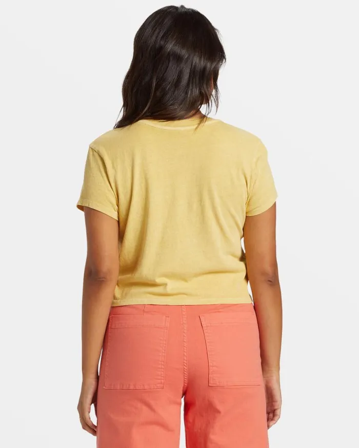 Womens Feel The Heat TShirt Mellow Daze Billabong Graphic Tees and Tanks Womens Feel The Heat TShirt Mellow Daze Billabong Graphic Tees and Tanks