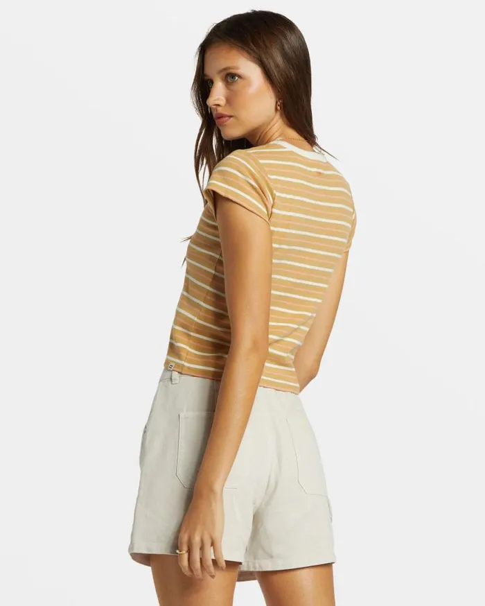 Womens Feelin It TShirt Hemp 2 Billabong Tops Womens Feelin It TShirt Hemp 2 Billabong Tops