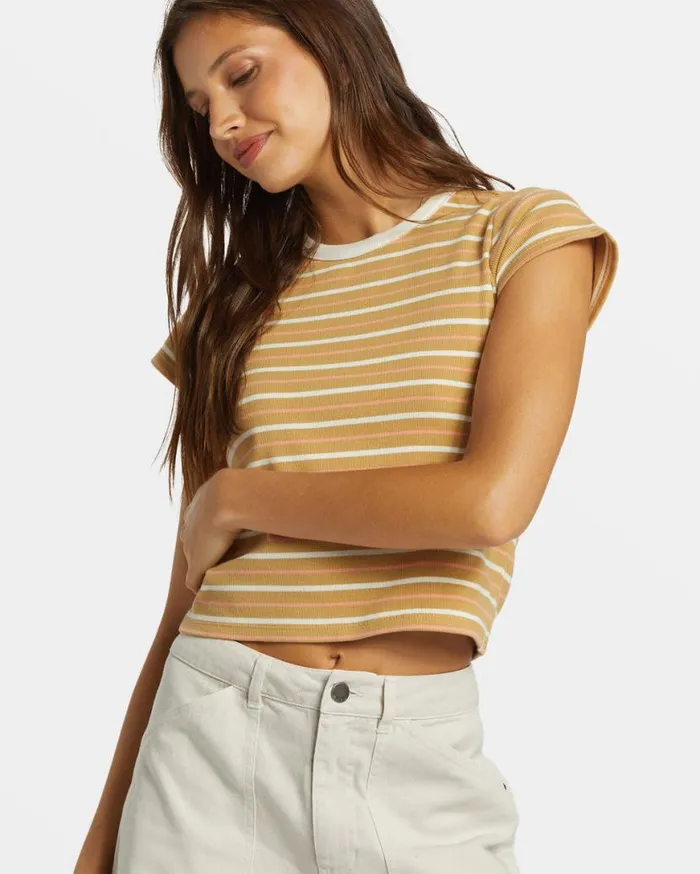 Womens Feelin It TShirt Hemp 2 Billabong Tops Womens Feelin It TShirt Hemp 2 Billabong Tops