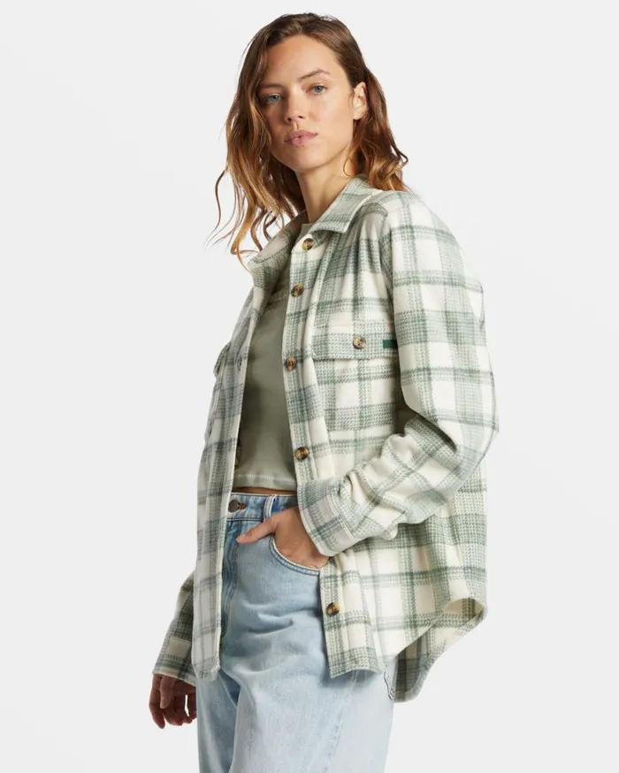 Womens Forge Fleece Flannel Treehugger Billabong Jackets Womens Forge Fleece Flannel Treehugger Billabong Jackets