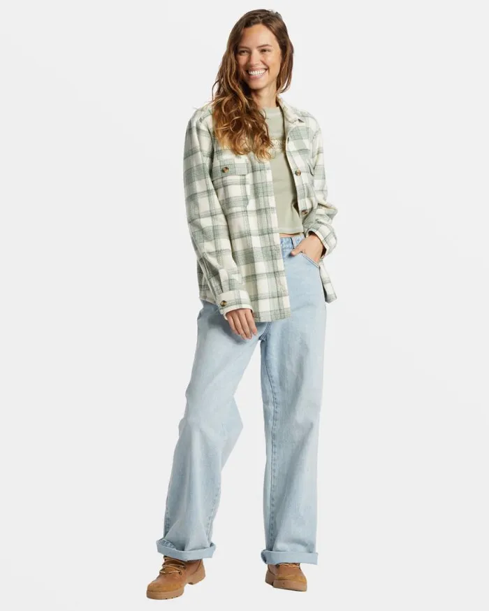 Womens Forge Fleece Flannel Treehugger Billabong Jackets Womens Forge Fleece Flannel Treehugger Billabong Jackets