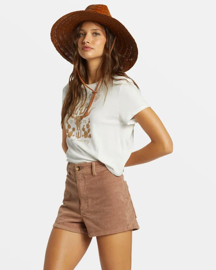 Womens Free Fall Corduroy Shorts Sweet Earth Billabong Shorts Womens Free Fall Corduroy Shorts Sweet Earth Billabong Shorts