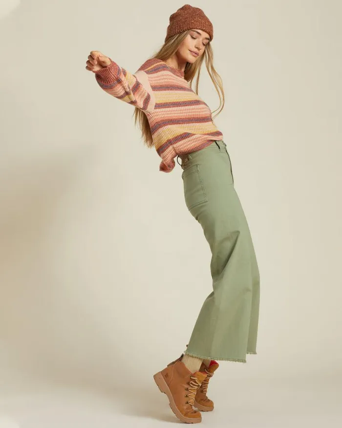 Womens Free Fall HighWaist Pants Army Billabong Jeans and Pants Womens Free Fall HighWaist Pants Army Billabong Jeans and Pants